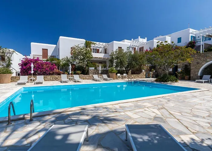 Daire Callisti With Pool View And Calypso Upper Floor With Sea View Mykonos Town