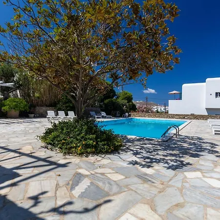 Callisti With Pool View And Calypso Upper Floor With Sea View Apartment Mykonos Town