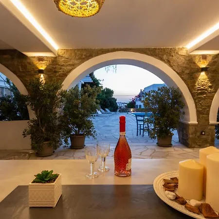 Callisti With Pool View And Calypso Upper Floor With Sea View Apartman Mykonos Town